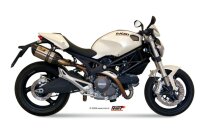 MIVV Suono Edelstahl Ducati Monster 696 08-