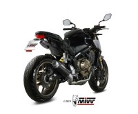MIVV GPPro Carbon mit Kat Honda CBR 650 R 19-22-Honda CB 650 R 19-22