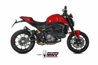 MIVV XM5 Edelstahl schwarz Ducati Monster 937 21-22