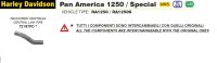 72187PD-Arrow Verbindungsrohr Pan America 1250 20-22