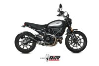 MIVV X-M1 Edelstahl schwarz inkl. Kat Ducati Scrambler 800 Icon/Dark 21-22