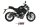 MIVV GPPro Edelstahl schwarz Honda CB 125 R 18-20