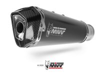 MIVV Delta Race Edelstahl schwarz Kawasaki Z 1000 H2 2020-