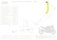 MIVV Krümmerrohr für Honda CB 650 R/CBR 650 R...