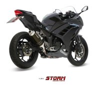 Storm by MIVV GP schwarz Kawasaki Ninja 300 R...