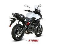 Storm by MIVV OVAL schwarz Kawasaki Versys 650 ´15/18