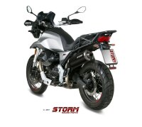 Storm by MIVV OVAL schwarz Moto Guzzi V85 TT 19-22