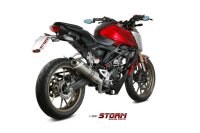 Storm by MIVV GP Edelstahl Komplettanlage Honda CB 125 R 21-