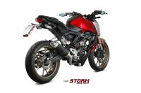 Storm by MIVV GP schwarz Komplettanlage Honda CB 125 R 21-