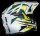 iXS Motocrosshelm iXS363 2.0 matt weiss-blau-gelb fluo XS