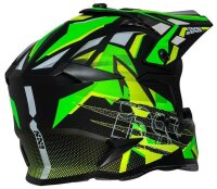 iXS Motocrosshelm iXS363 2.0 matt schwarz-gelb fluo-grün fluo 2XL