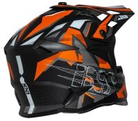 iXS Motocrosshelm iXS363 2.0 matt schwarz-orange-anthrazit 2XL