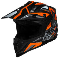iXS Motocrosshelm iXS363 2.0 matt schwarz-orange-anthrazit XL