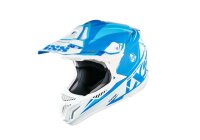 Motocrosshelm HX 179 Flash blau-weiss M