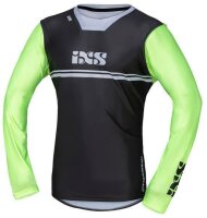 iXS Trigger MX Jersey 4.0 anthrazit-grün fluo-weiss XL
