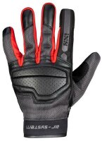 iXS Classic Handschuh Evo-Air schwarz-dunkel grau-rot 2XL