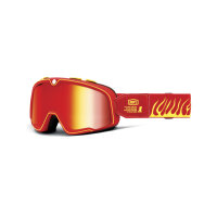 100% Barstow Goggle Death Spray - Mirror Red Lens