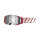 100% Goggles Armega Oversized Deep Red -Mirror Sil