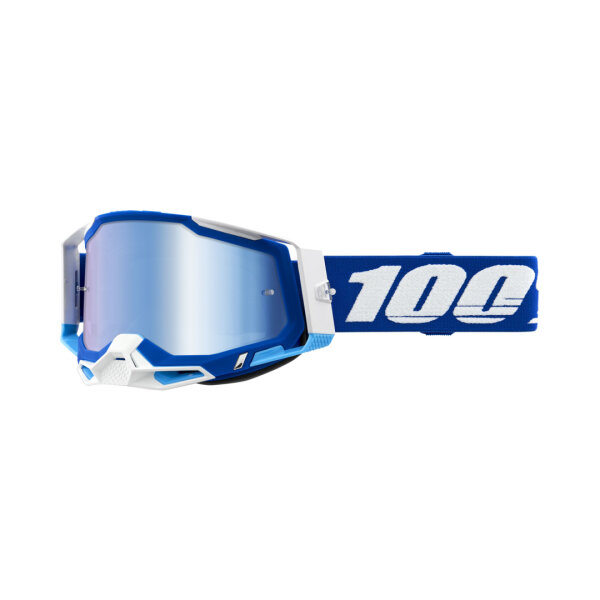 100% Racecraft 2 Goggle Blue - Mirror Blue
