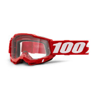 100% Accuri 2 Goggle Neon/Red - Clear Lens