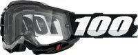 100% Accuri 2 ENDURO MOTO Goggle Black - Clear Lens