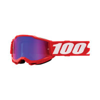100% Goggles Accuri 2 Junior Neon-Red -M. Red-Blue