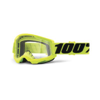 100% Strata 2 Goggle Fluo/Yellow - Clear Lens