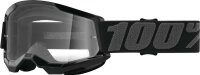 100% Strata 2 Junior Goggle Black - Clear Lens