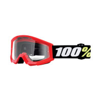 100% Goggles Strata Mini Red -Lens Clear