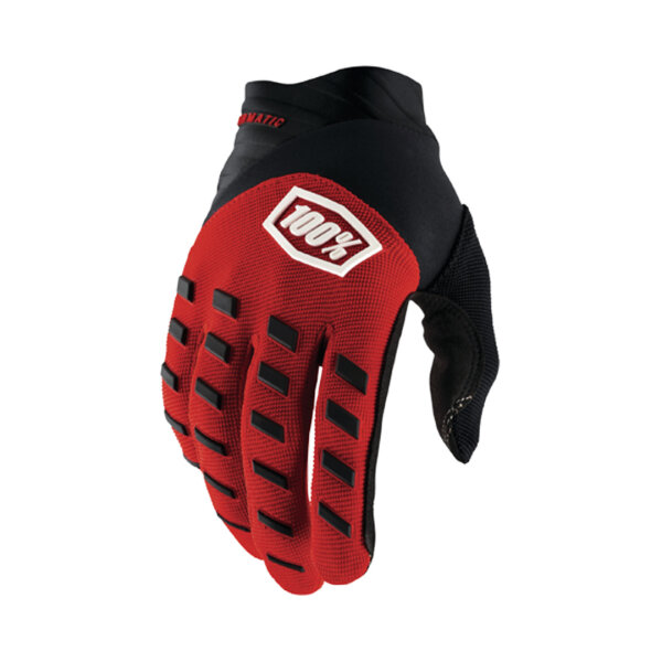 100% Handschuhe Airmatic Youth rot-schwarz KXL