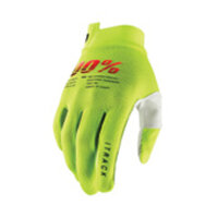 100% Itrack Gloves Fluo Yellow gelb 2XL