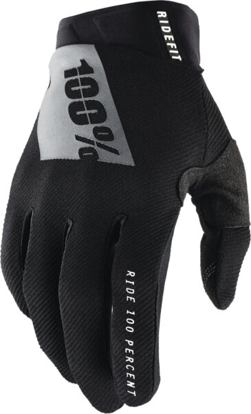 100% Ridefit Gloves - Black XL