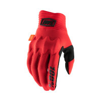 100% Cognito D3O Gloves - Red L