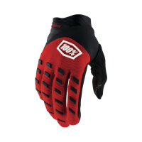 100% Airmatic Gloves Red/Black rot 2XL
