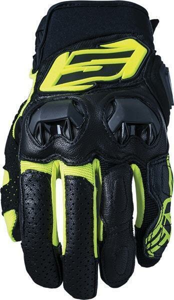 Five Gloves Handschuhe SF3 schwarz-gelb fluo XL
