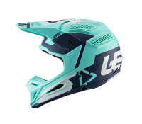 Motocrosshelm GPX 5.5 Composite grün-blau-weiss L