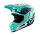 Motocrosshelm GPX 5.5 Composite grün-blau-weiss 2XL