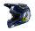 Motocrosshelm GPX 4.5 blau-weiss-grün S
