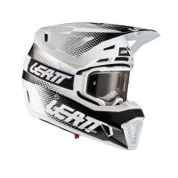 Helm inkl. Brille 7.5 V22 Uni weiss L