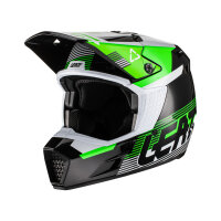 Helm 3.5 V22 Black schwarz-weiss-grün L