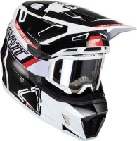 Leatt Helmet Kit Moto 7.5 V24 Blk/Wht schwarz-weiss M