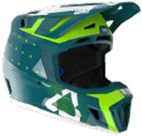 Leatt Helmet Kit Moto 7.5 V24 Acid Fuel grün-grün-weiss S