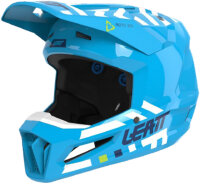 Leatt Helmet Moto 2.5 V24 Cyan blau-weiss XS