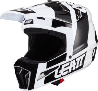 Leatt Helmet Moto 3.5 Jr V24 schwarz-weiss M