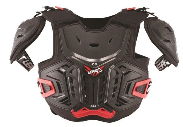 Leatt Brustpanzer 4.5 Pro Junior schwarz-rot S/M