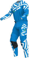 Leatt Ride Kit 3.5 Cyan blau-weiss 2XL