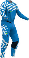 Leatt Ride Kit 3.5 Cyan blau-weiss XL