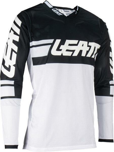 Leatt Jersey Moto 4.5 X-Flow White weiss-schwarz L