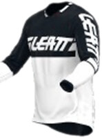 Leatt Jersey Moto 4.5 X-Flow White weiss-schwarz M