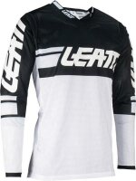 Leatt Jersey Moto 4.5 X-Flow White weiss-schwarz XL